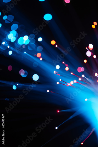 Abstract bokeh lights colorful background