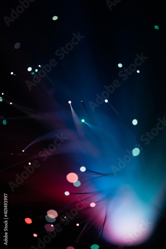 Abstract bokeh lights colorful background