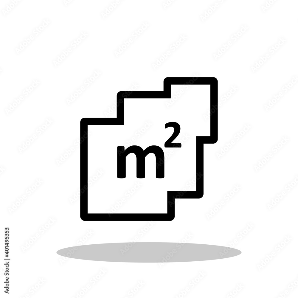 Square Meter Icon In Trendy Flat Style Square Meter Symbol For Your square-meter-icon-in-trendy-flat-style-square-meter-symbol-for-your