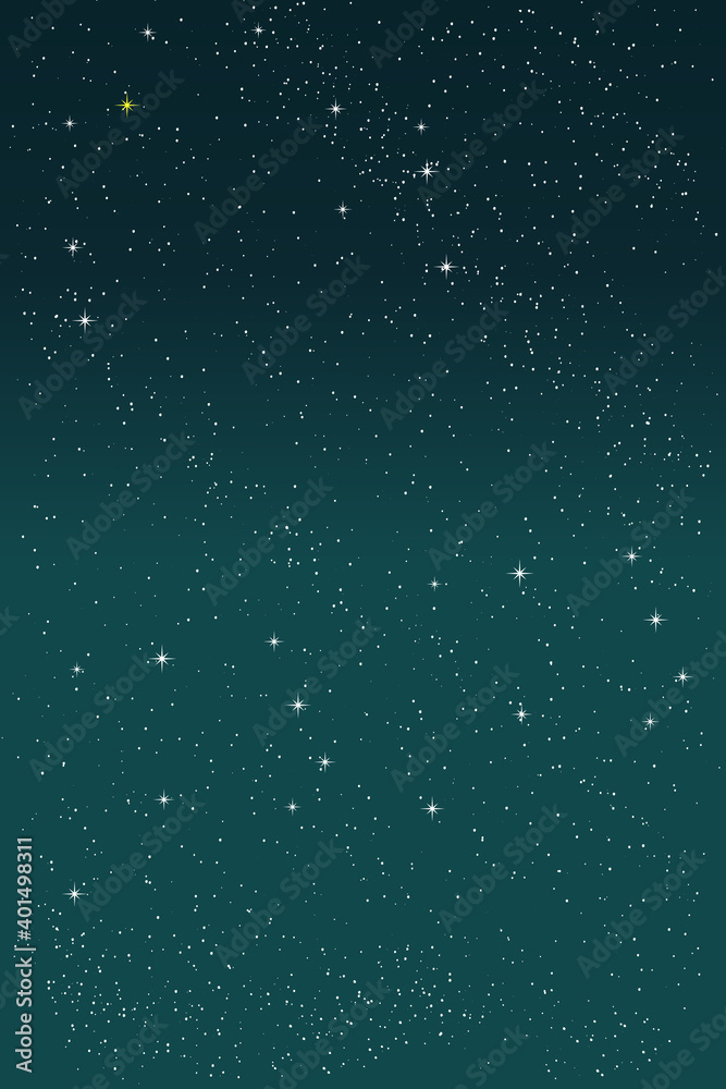 galaxy sky, background, starry sky, background material, smartphone size, mobile size, graphic, background, web header, footer, flier, copy space, vector illustration, vertical,