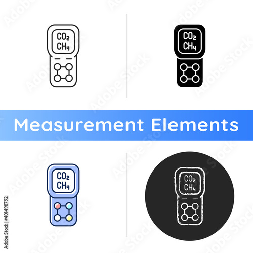 Gas detector icon