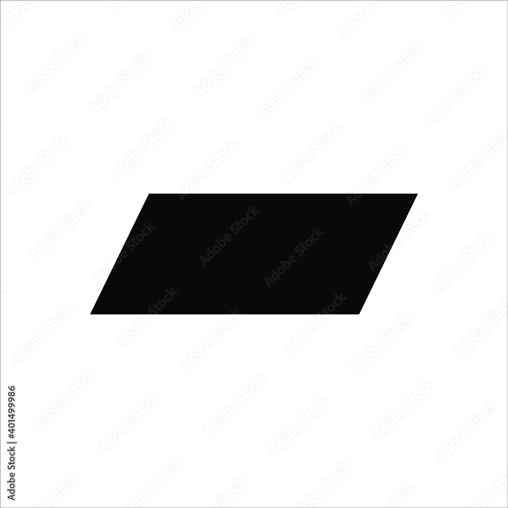 parallelogram shape illustration vector graphic. basic shape perfect for preschool learning for children and good for mathematics parallelogram shape illustration vector graphic. basic shape perfect for preschool learning for children and good for mathematics