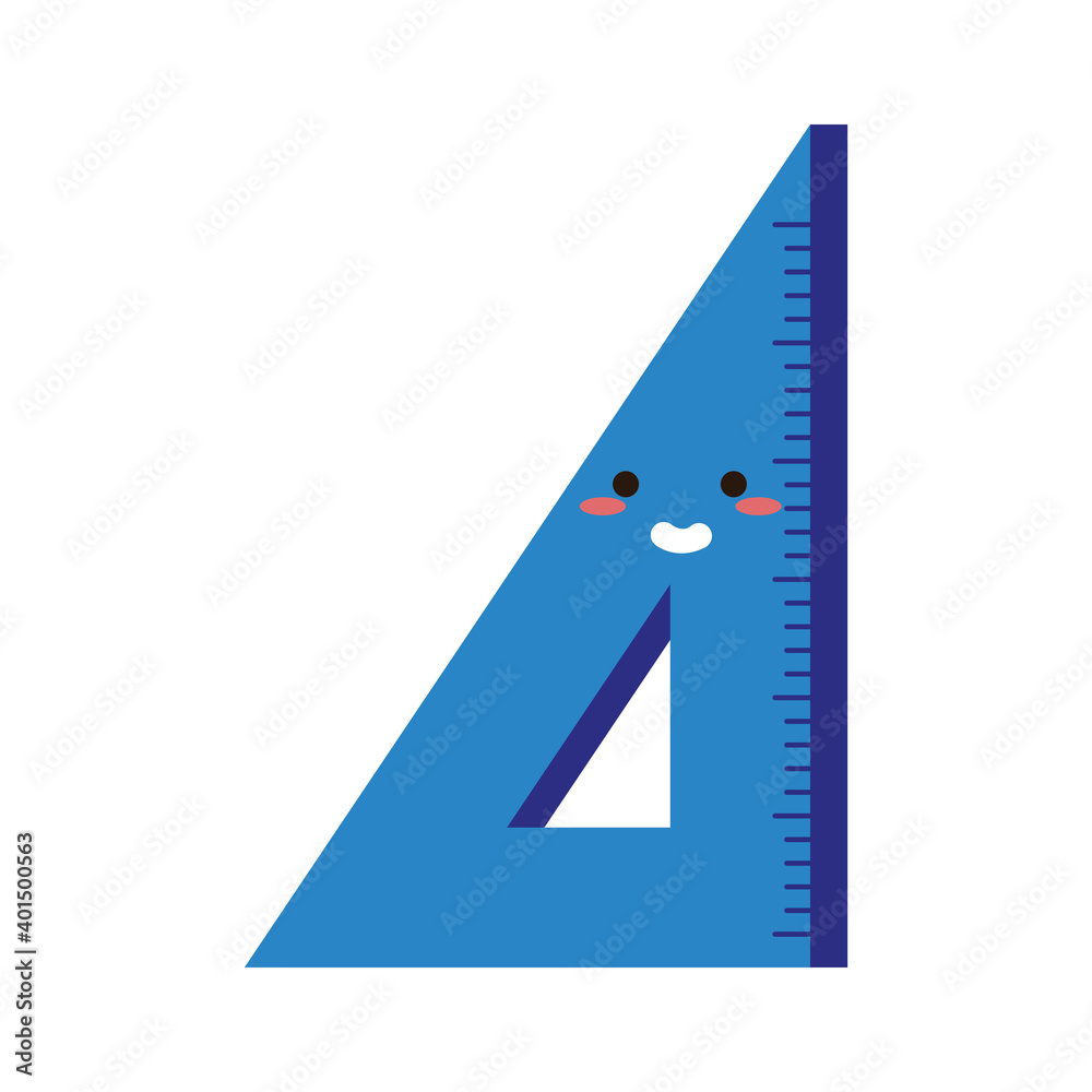 triangular rule school supply kawaii character triangular rule school supply kawaii character