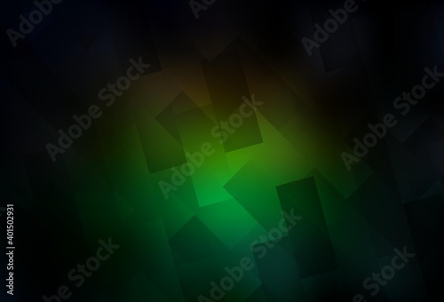 Dark Green, Red vector template with rhombus.