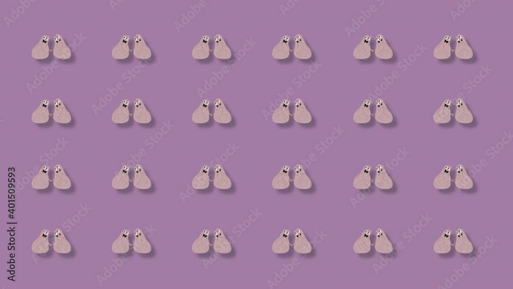 Purple lungs icon background design 4k video. Purple lungs icon background design 4k video.