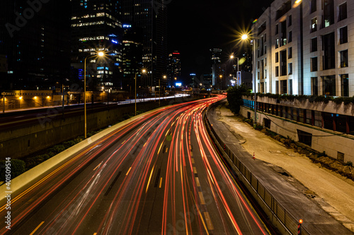 traffic at night