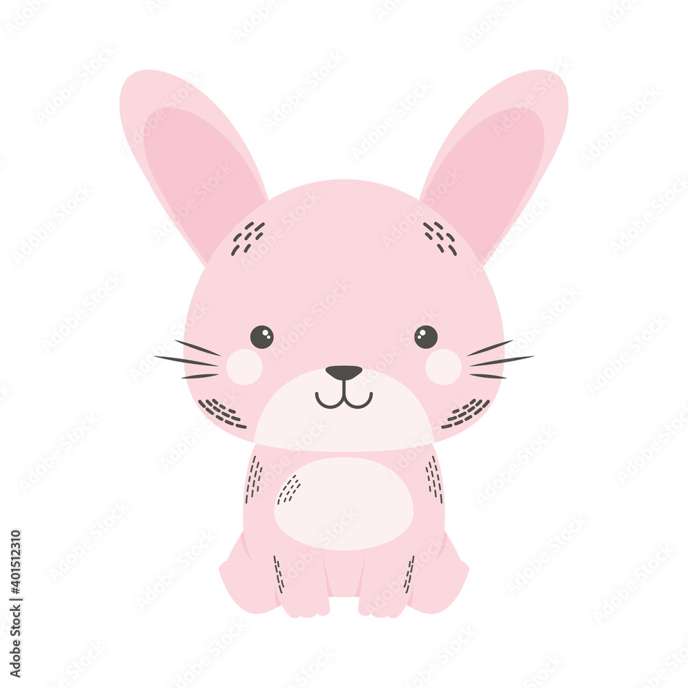 cute rabbit animal comic character cute rabbit animal comic character