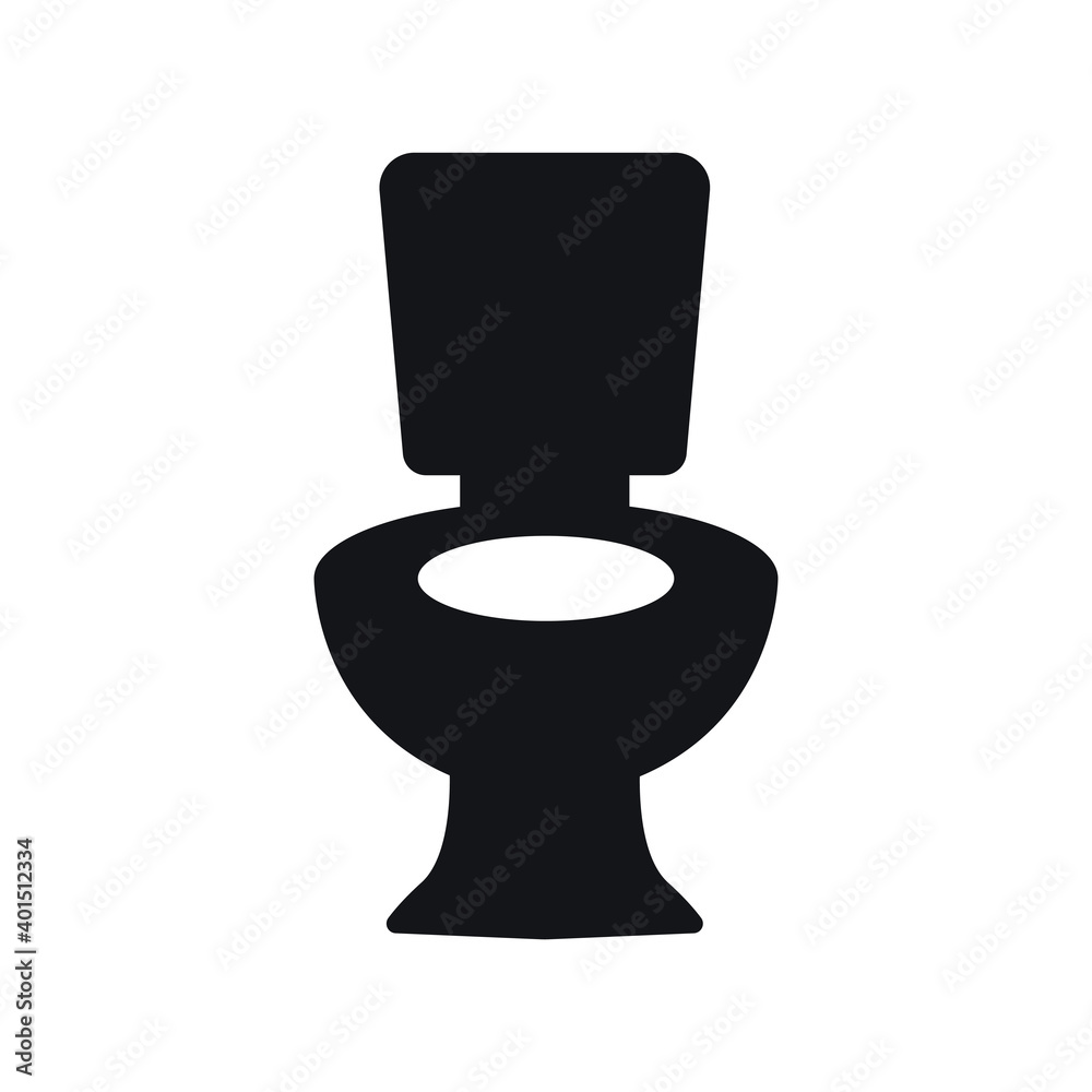 Seat toilet icon design template vector isolated Seat toilet icon design template vector isolated