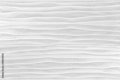 Fototapeta Naklejka Na Ścianę i Meble -  White carved wavy abstract background