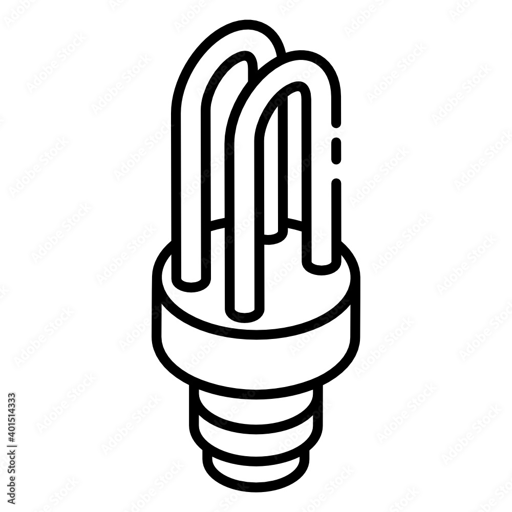 Led bulb icon in glyph isometric style
Led bulb icon in glyph isometric style