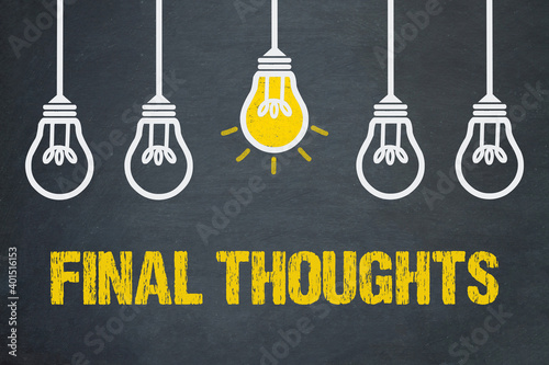 Bilde på lerret Final Thoughts