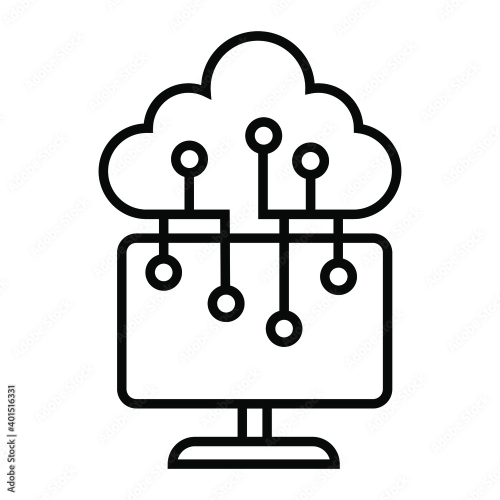 Cloud service icon vector set. data center illustration sign collection. online storage symbol. Cloud service icon vector set. data center illustration sign collection. online storage symbol.
