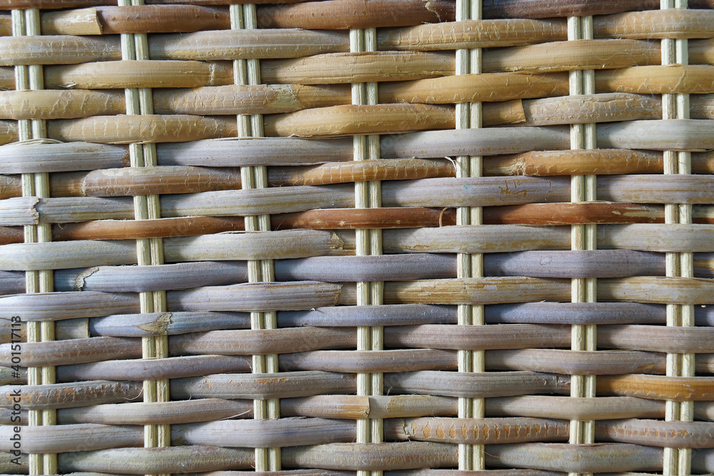 Close-up texture of a wicker basket Close-up texture of a wicker basket