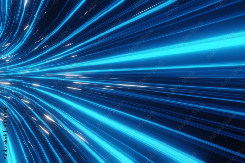 abstract futuristic stream Digital data neon speed motion Glowing light trails Tunnel background 3D rendering abstract futuristic stream Digital data neon speed motion Glowing light trails Tunnel background 3D rendering