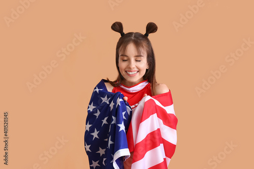 Beautiful young cheerleader...