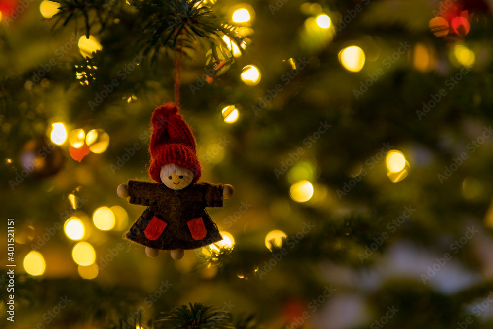 Christmas decorations and lights, Christmas tree balls, angels, stars and candles Christmas decorations and lights, Christmas tree balls, angels, stars and candles