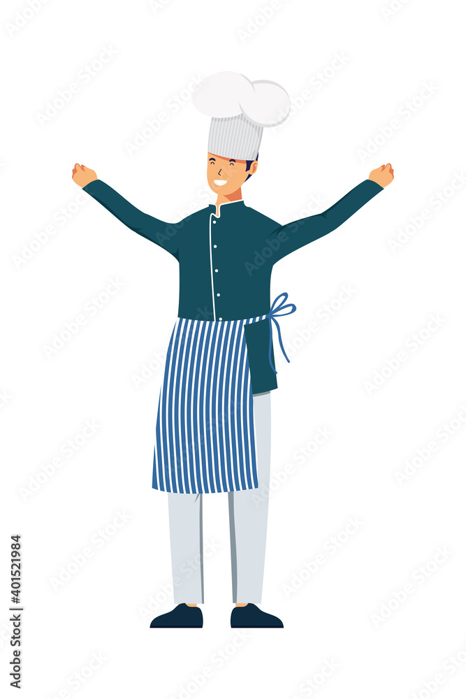 man chef professions avatar character man chef professions avatar character