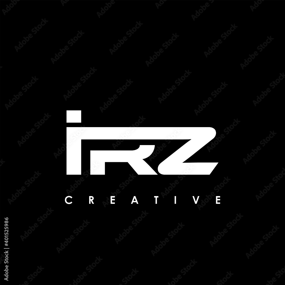 IRZ Letter Initial Logo Design Template Vector Illustration IRZ Letter Initial Logo Design Template Vector Illustration