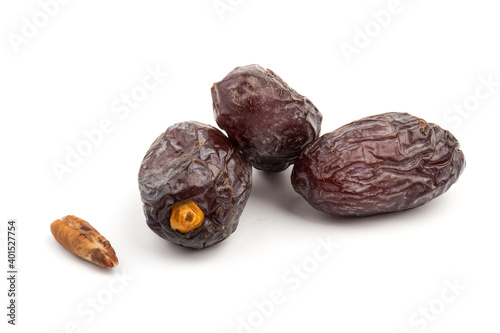 Wallpaper Mural Dried dates fruits isolated on white background Torontodigital.ca