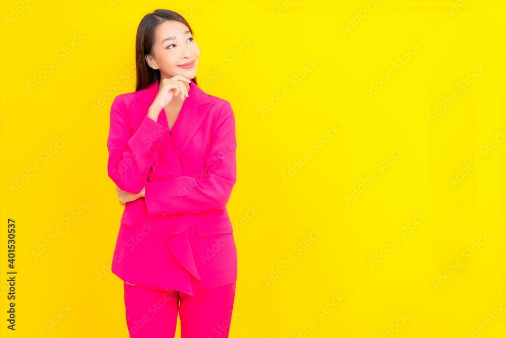 Portrait beautiful young asian woman smile in action Portrait beautiful young asian woman smile in action