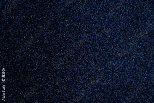 Blue color of fur leather hairy texture background. Image photo