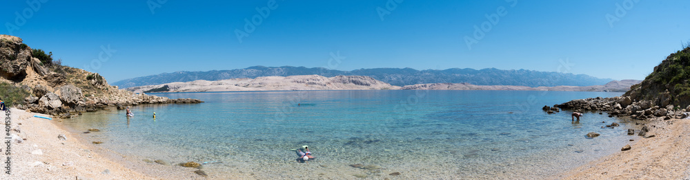 croatia beach panorama