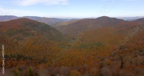 Another aerial shot I took at the Seven Lakes National Park in Turkey. 
The park is categorized under IUCN II and was established in 1965.