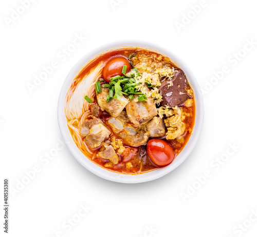 Rice Vermicelli wiith Northern Thai Pork Curry
