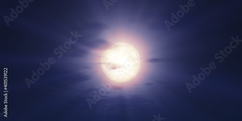 full moon at night night sky