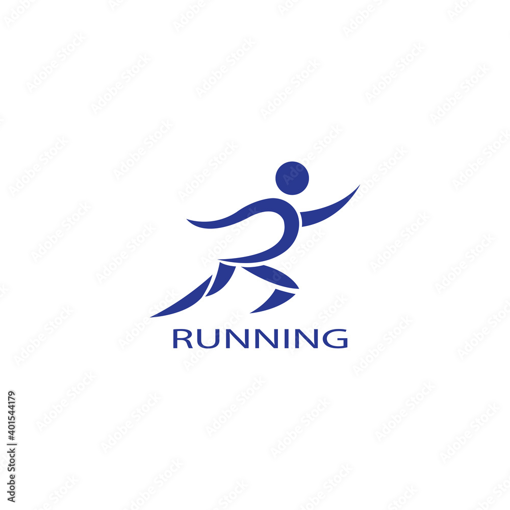 People running icon simple clip art illustration design vector People running icon simple clip art illustration design vector