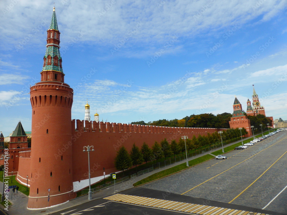 Beklemishevskaya tower of the Moscow Kremlin 
