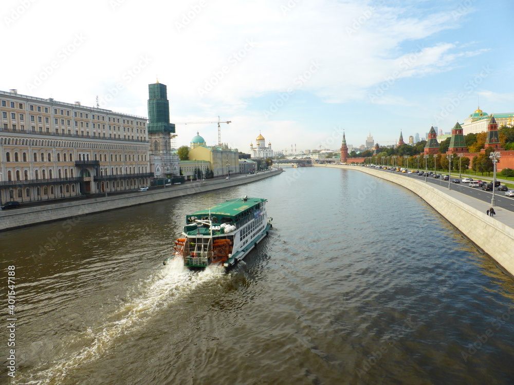 Naklejka premium Beklemishevskaya tower of the Moscow Kremlin