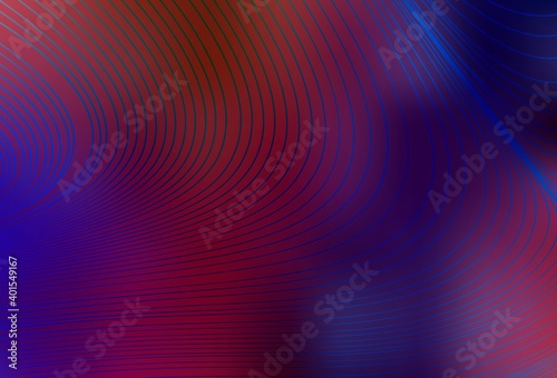 Dark Blue, Red vector template with lines.