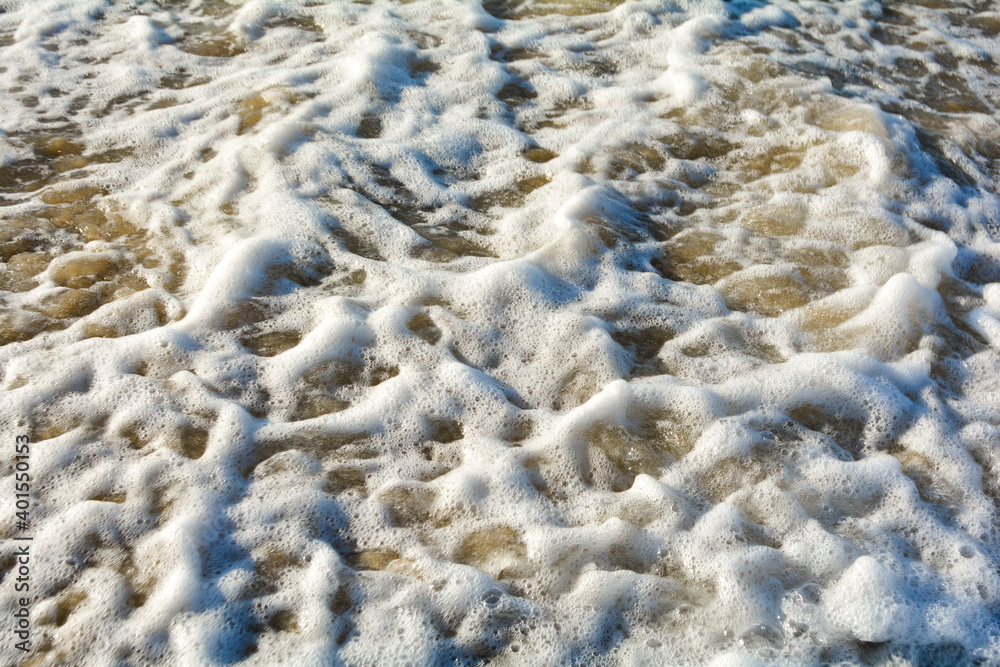 Obraz premium Foam of a wave