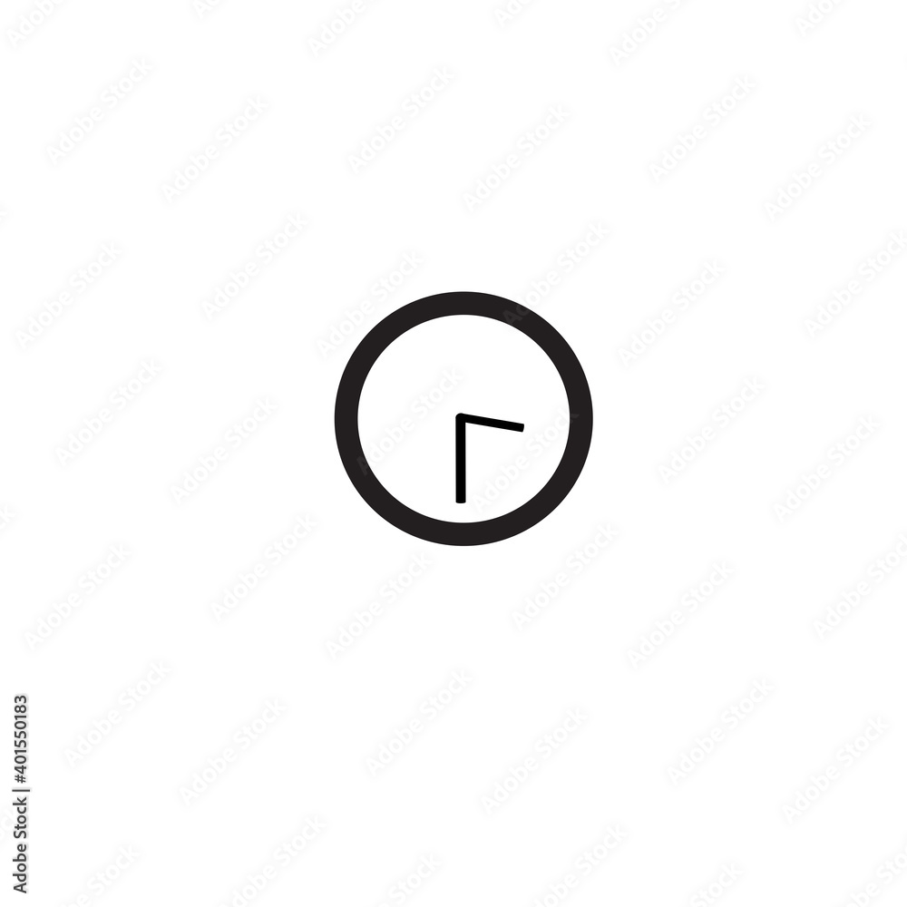 Clock and time icon isolated on white background. Clock and time icon for app and logo design. Alarm clock and time icon vector Clock and time icon isolated on white background. Clock and time icon for app and logo design. Alarm clock and time icon vector