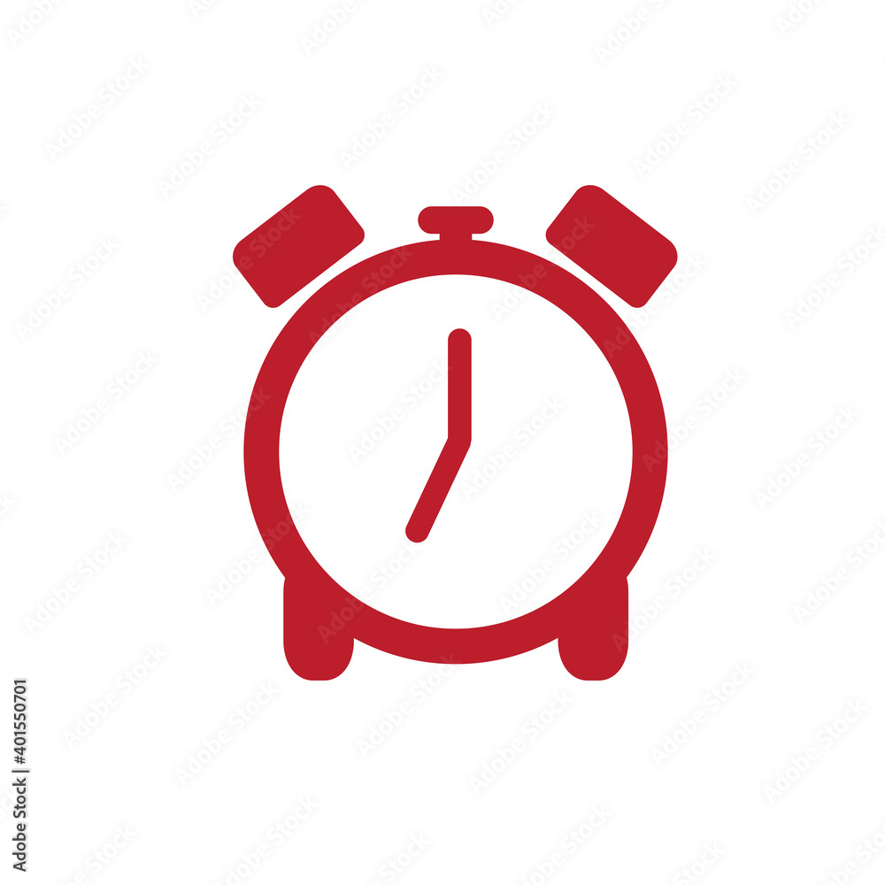 Alarm clock icon isolated on white background. Alarm clock icon for app and logo design. Alarm clock icon vector Alarm clock icon isolated on white background. Alarm clock icon for app and logo design. Alarm clock icon vector