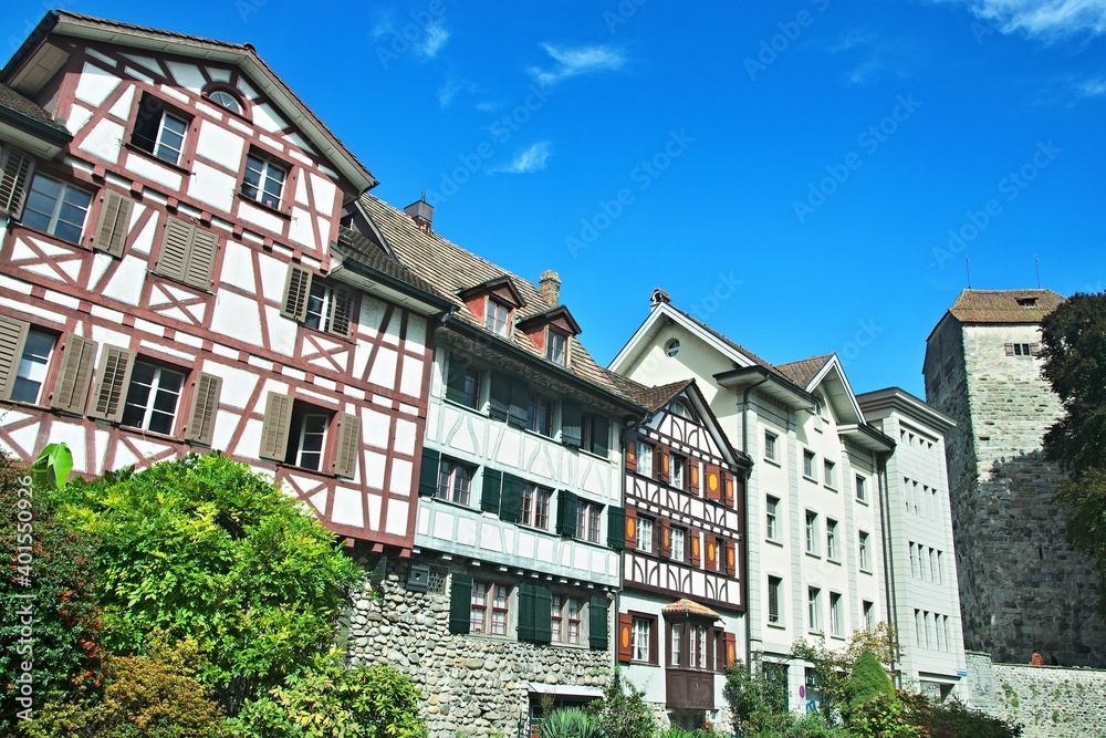 Switzerland-old town house in town Arbon