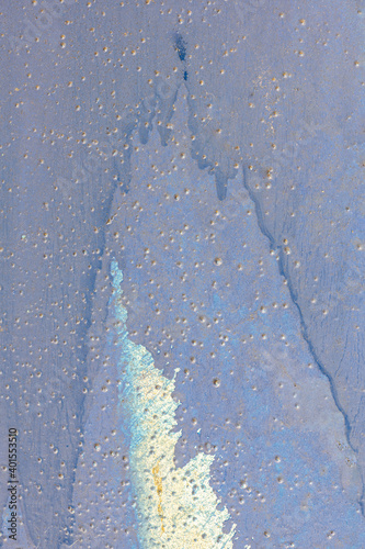 Bilde på lerret Blue background with paint runs 6244