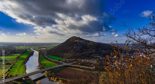 Porta Westfalica und Wittekindsberg photo