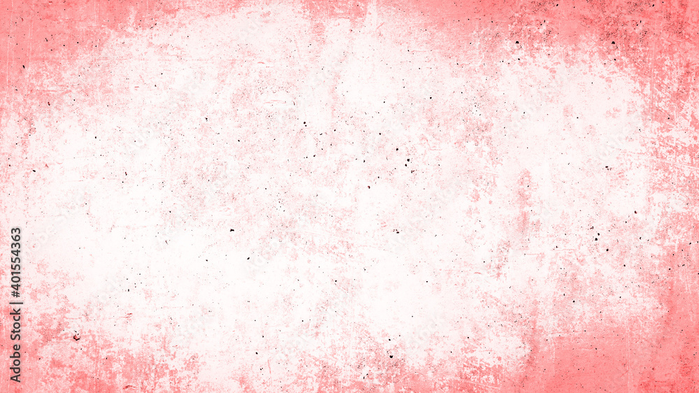 Fototapeta premium Pink red watercolor painted paper texture background banner template, with space for text