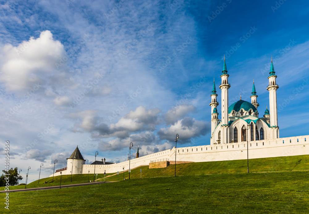 Park near The Historic and Architectural Complex of the Kazan Kremlin, Russia