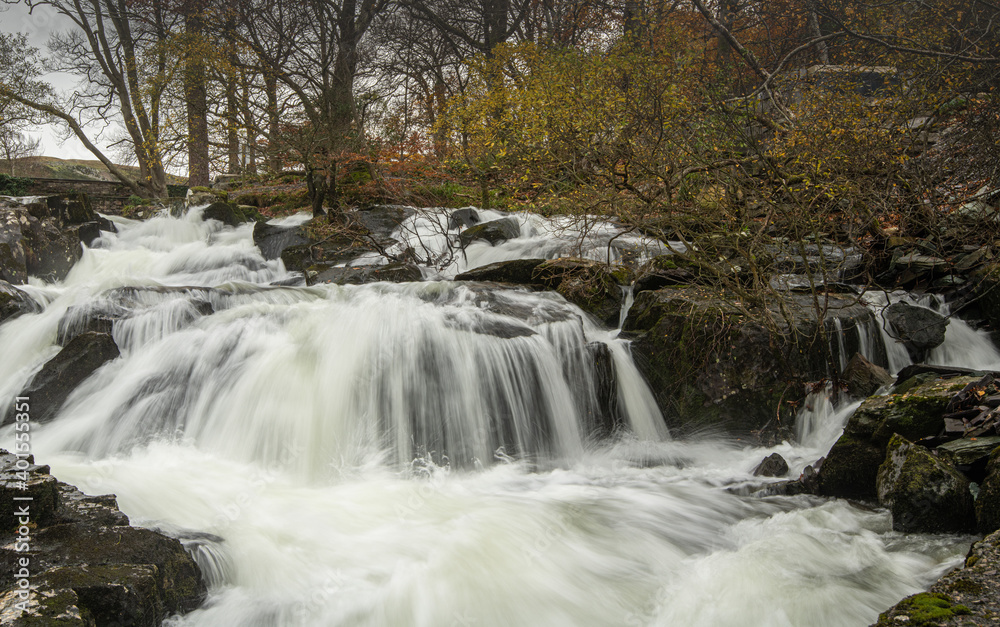 River Ogwen in flood 6004