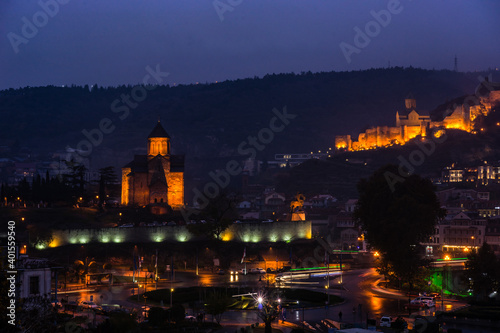 Tbilisi at night