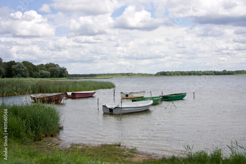 boat on the lake