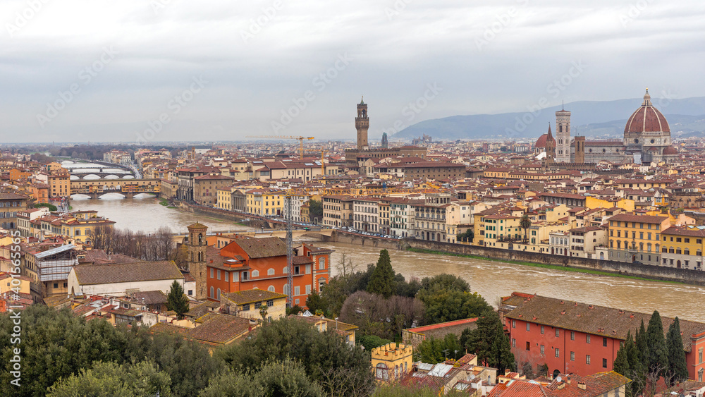 Cityscape Florence Italy
