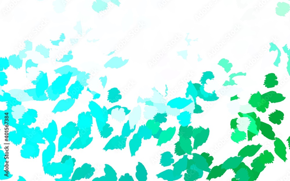 Light Green vector texture with abstract forms. Light Green vector texture with abstract forms.