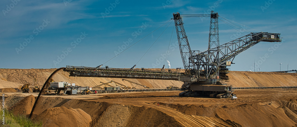Garzweiler Förderband bagger