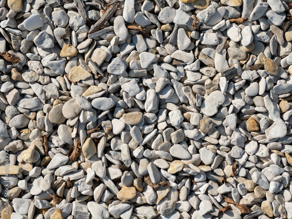 Abstract texture, grey pebbles on the ground Abstract texture, grey pebbles on the ground