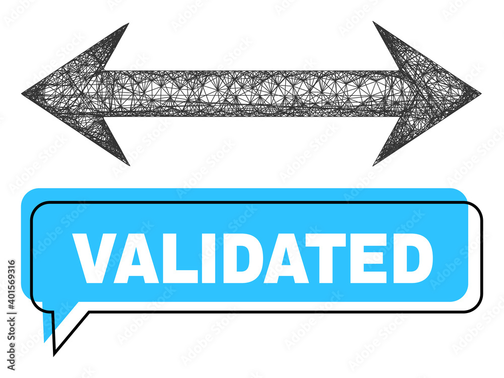 Conversation Validated blue cloud message and network horizontal flip ...