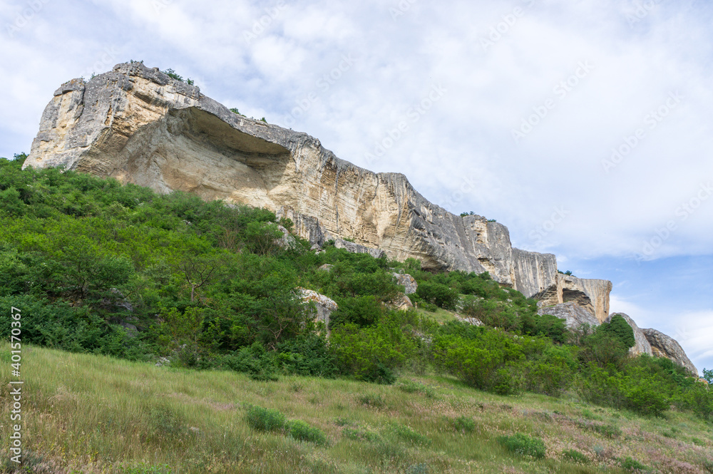 Chufut Kale, Kachi Kalion, Tepe Kermen, mountains, Crimea, Russia